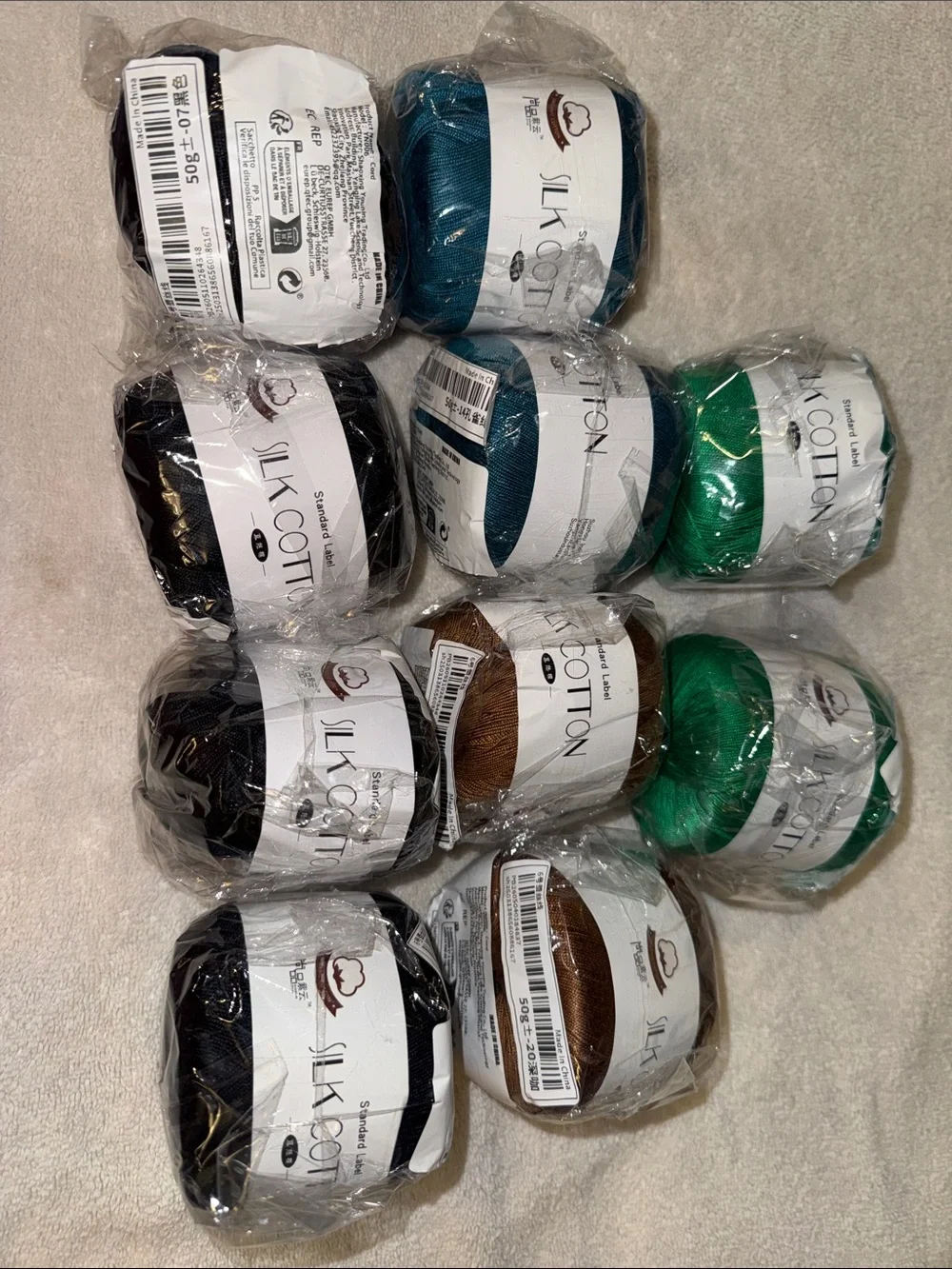 20% Silk 80% Cotton Thread
